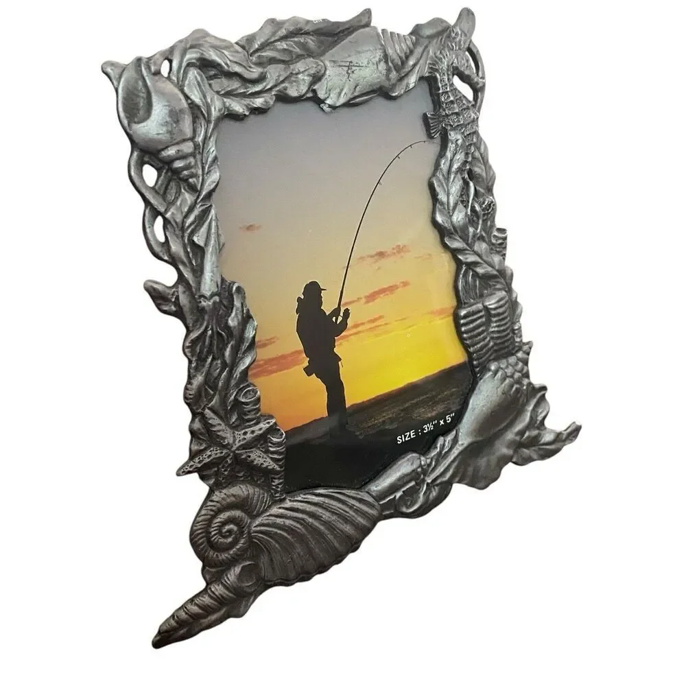 SUN seashell pewter
